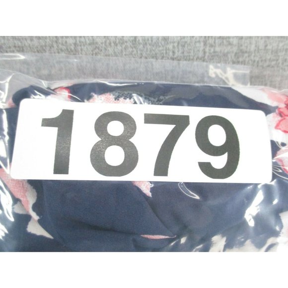 BOG Collective Jumpsuit Romper Womens Extra Small Blue Floral Built In Bra - Picture 10 of 10